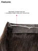 EZ Halo Hair Extensions with clips