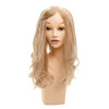 P41L16 Full  Clear Skin Base Lady's Top Hairpiece 16" Long Hair