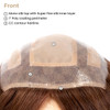 EV6810 Monofilament Top Hairpiece with CC contour hairline