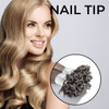 16" Nail Tip Human Hair Extensions