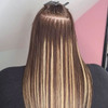 Microlink Hair Extensions before and after