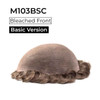 M103BSC Fine Welded Mono Lace with Bleached Front Knots Hair System