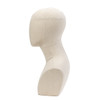 Hair Wig Display Foam Mannequin Head Tall White Male A-9-I