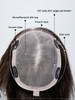 LP46 Low Density Mono Lace Top Clip-In Human Hair Topper