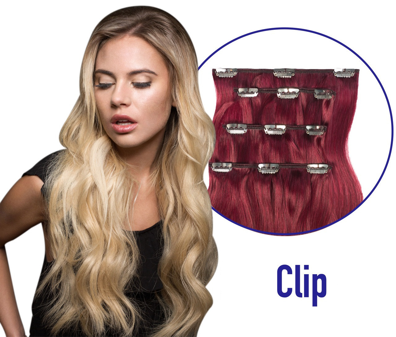 Clip In Hair Extensions 100 Grams Human Hair Superhairpieces Ca