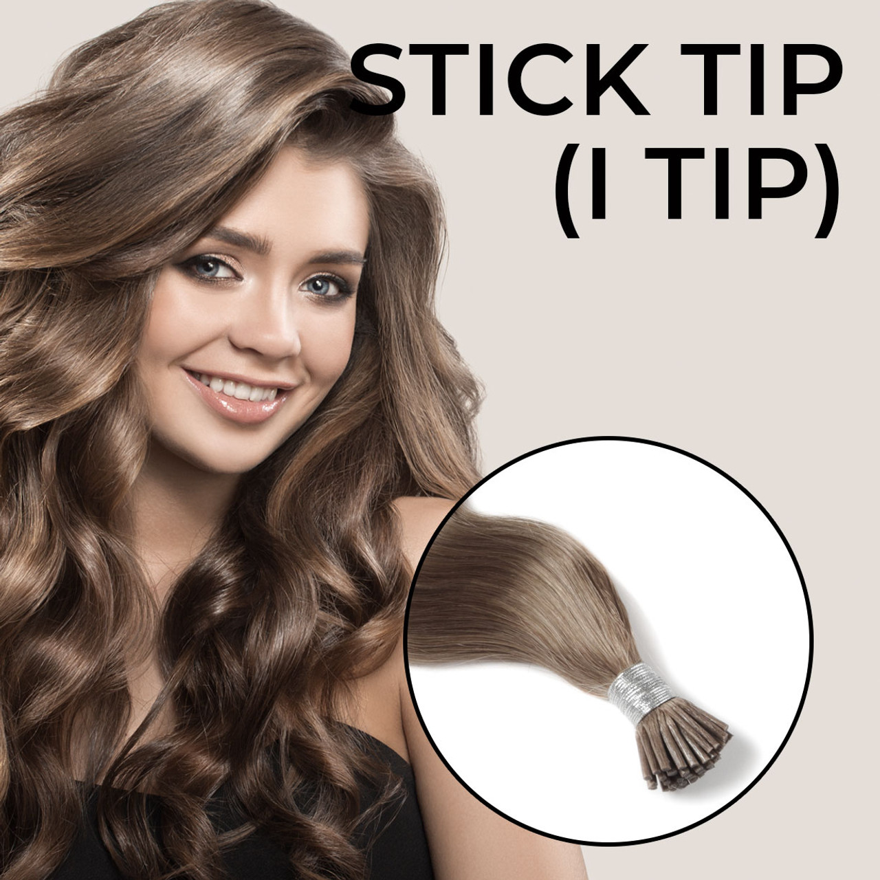 20 I-Tip Microlink Hair Extensions 50 Strands 40 Grams Hair