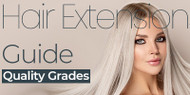 What are the different quality grades of hair extensions?