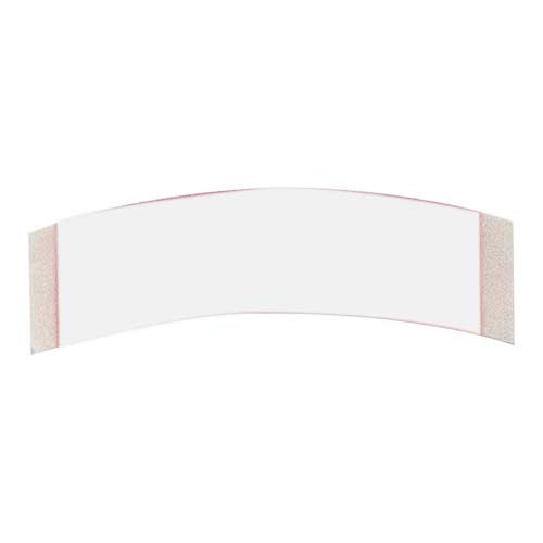 Davlyn A Slight Curve Tape(equals to C shape), Red Liner Clear Strip 36  pc/bag 