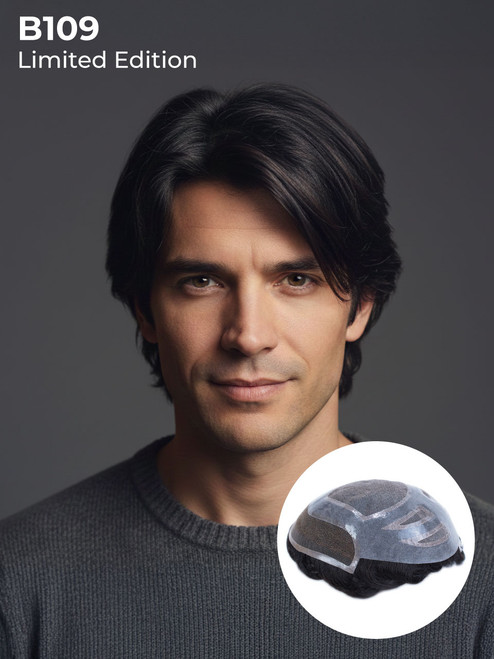 B109 Limited Edition Men's Hybrid Toupee