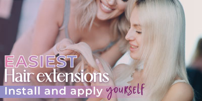 Easiest hair extensions to install and apply yourself