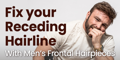 Fix Your Receding Hairline With Our Men’s Frontal Hairpieces