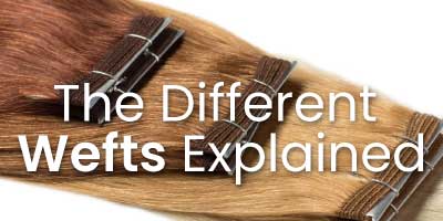 Hair extensions: Machine weft vs genius weft vs hand-tied weft vs. skin ...