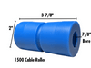 measurements for 1500 Lbs Cable Roller W/ Cable Groove and Hardware Thumbnail Image