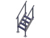 4 Step Dock Steps with Handrail Thumbnail Image