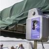 Shoremaster motor with whisper winch on Freestanding Lift Thumbnail Image