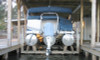 Pontoon on a cradle boathouse lift Thumbnail Image