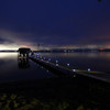 Solar Dock Lights at night Thumbnail Image