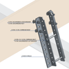Galvanized Universal Bunk Bracket Kit Diagram Thumbnail Image