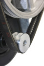 2 in. Dual Aluminum Pulley for 5/8 in. shaft