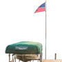 ShoreMaster 20 ft Telescoping Aluminum Flag Pole with 3'x5' American Flag