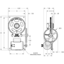 Diagram for 4,500 LB. BHUSA Flat Plate Boat Lift Hoist