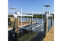 Dual Solar Boat Lift Motor Kit on a 4-Pile Lift