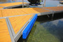 Horizontal Adapter for Vertical Dock Bumper attached to dock