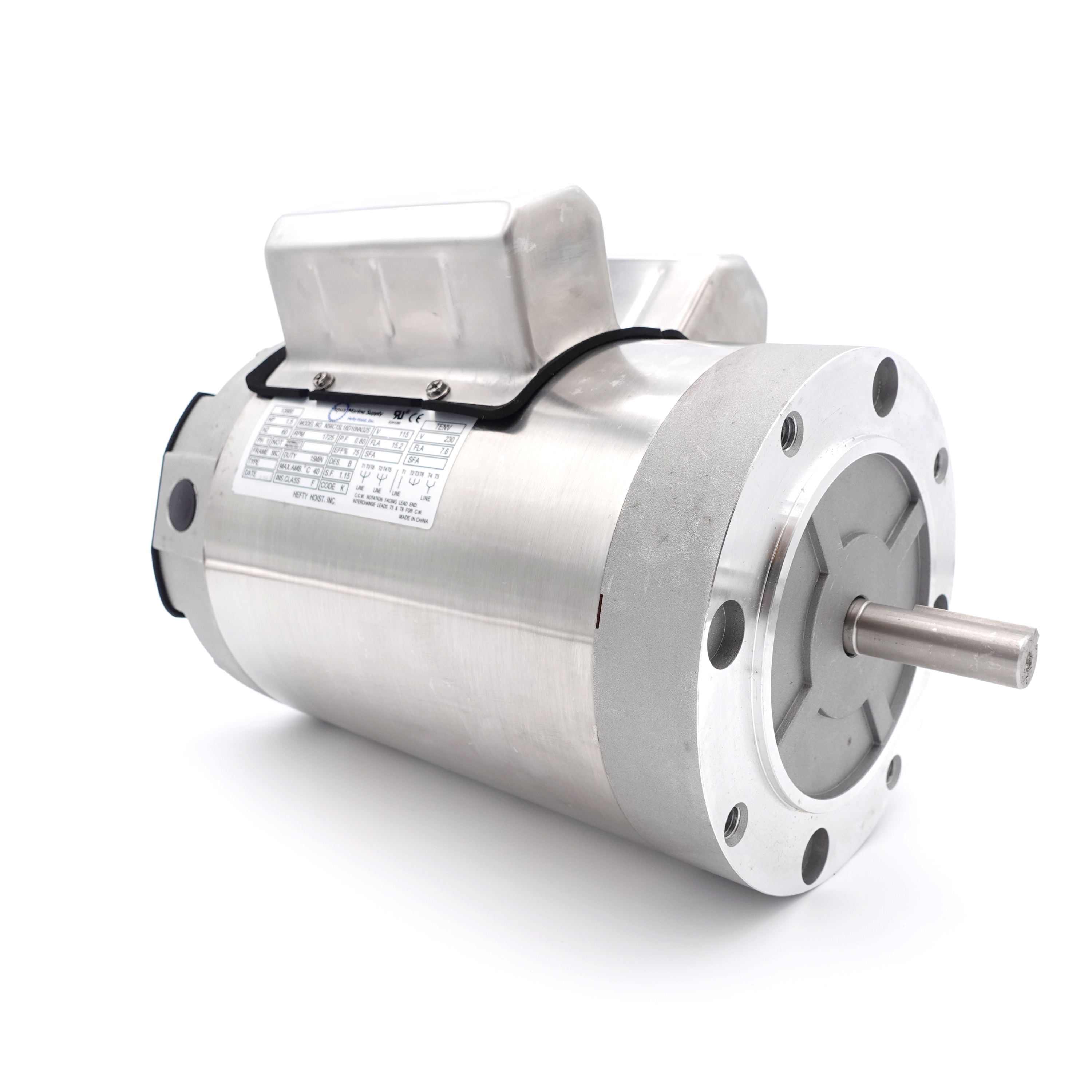1.5 HP C-Face Stainless Steel Boat Lift Motor | Boat Lift Warehouse