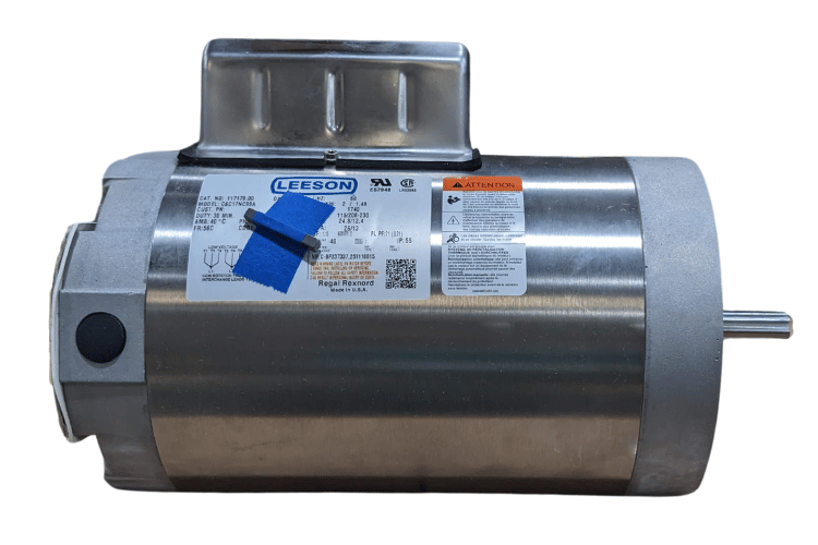 Leeson 2HP Stainless C-Face Motor