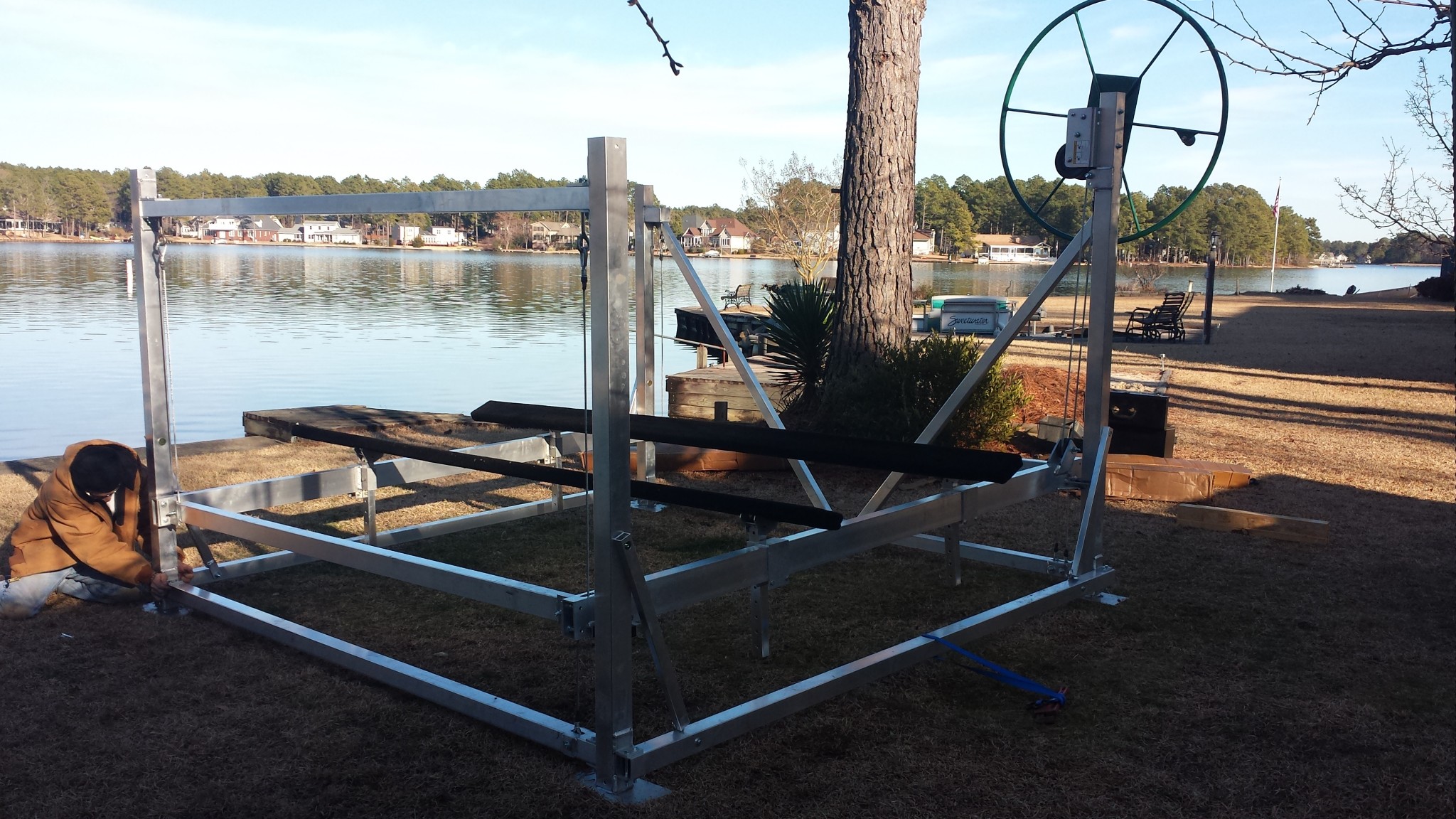 ShoreMaster Shoreline Vertical Boat Lifts Boat Lift Warehouse