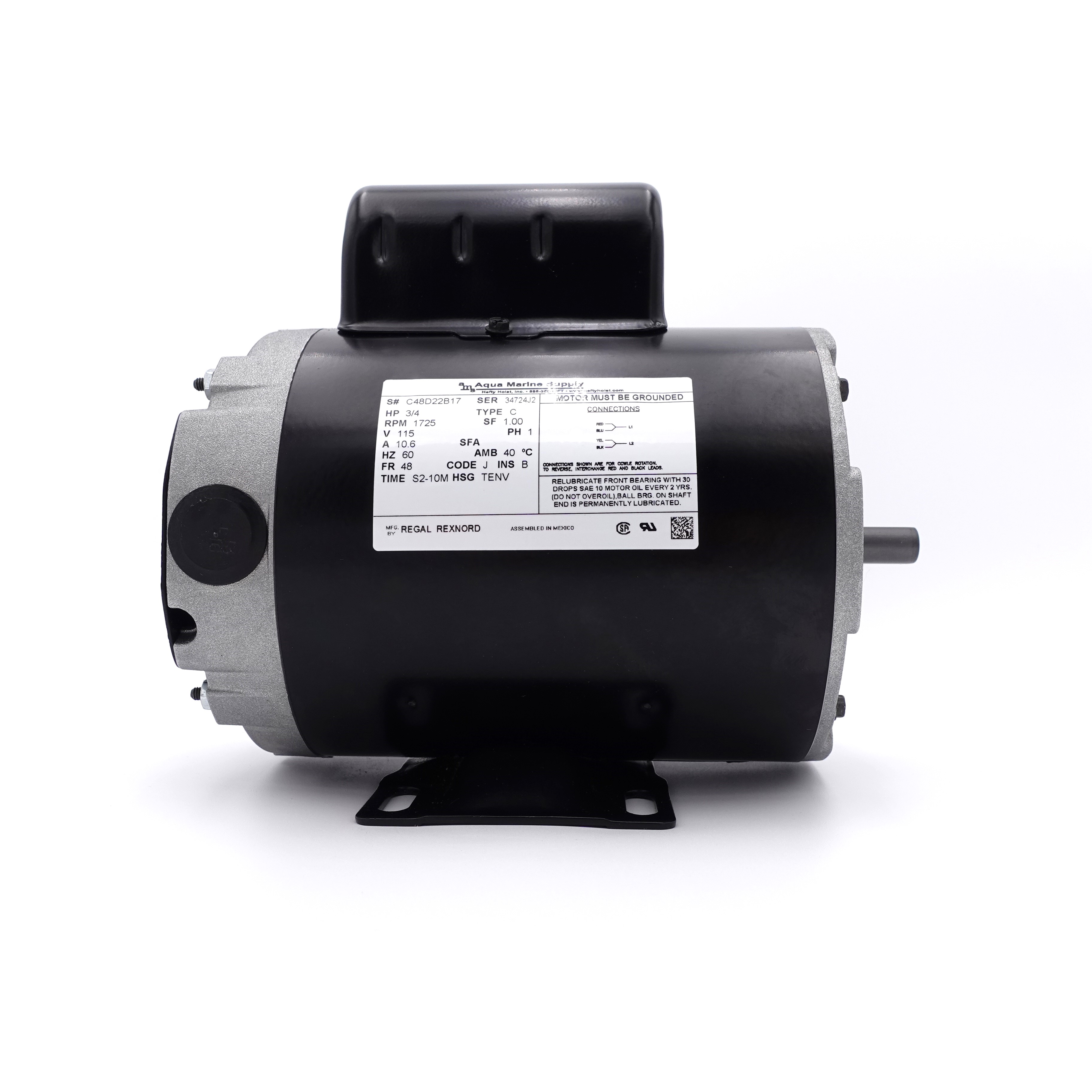 AO Smith 48 frame Boat Lift Replacement Motor | Boat Lift Warehouse