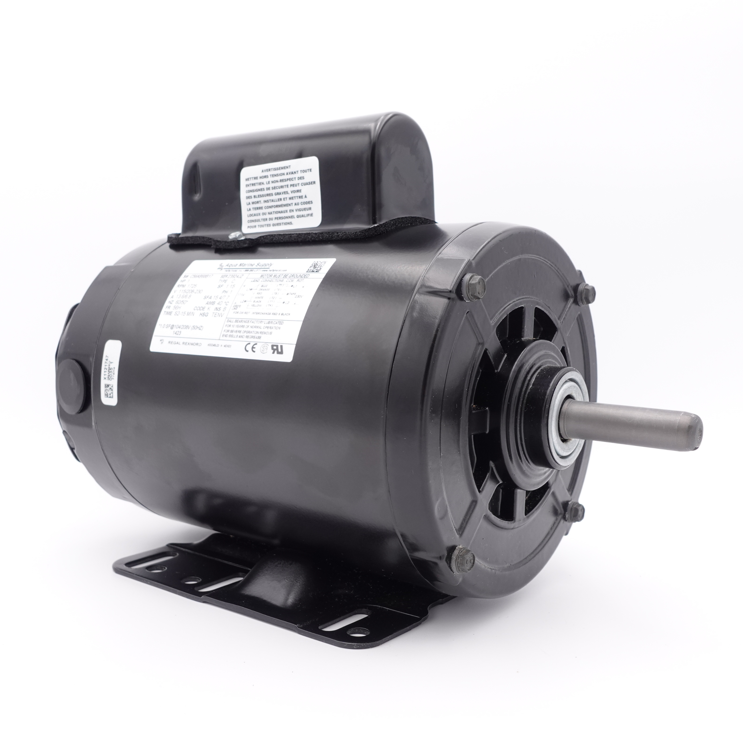 YA−MAN HRF17-W 1HP Heavy Duty AO Smith Boat Lift Replacement Motor | Boat Lift