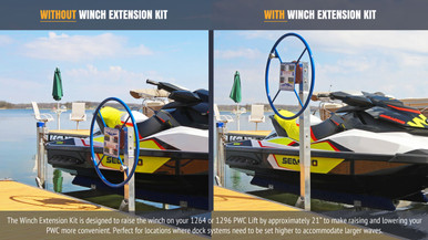 1296 Vertical Winch Extension