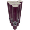 1.75" Premium Purple Fiberglass Mortar Tubes (6-Pack)