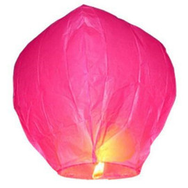 It's A Girl Hot Pink Sky Lantern