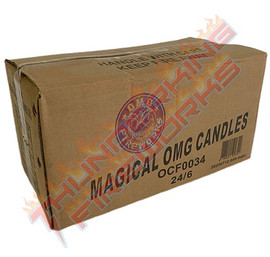 Wholesale Fireworks Magical 10 Ball OMG Candle 24/6 Case