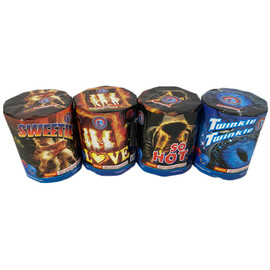 36 Shot 4pc Assortment Love/Sweetie/Twinkle/So Hot
