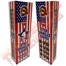 Star Spangled Banner 4" Canister Shells 24pk