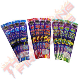 No.10 OMG Fun Time Firequacker Bamboo Color Sparklers 72ct