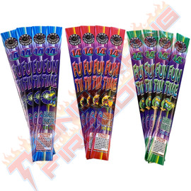 No.14 OMG Fun Time Firequacker Bamboo Color Sparklers 72ct