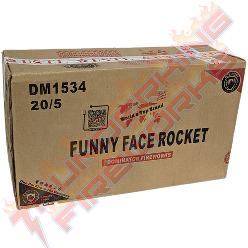 Wholesale Fireworks Smiley Face Rocket Case 20/5
