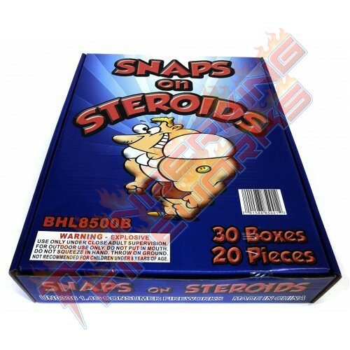 Wholesale Fireworks Snaps On Steroids Case 10/30/20