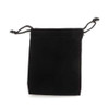  24 pieces 3 x 4 inch Black Velvet Drawstring Pouches