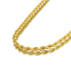 ROPE CHAINS 14 KT GOLD Overlay  - Made in USA  -24 inches long  -6 mm wide