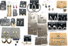 50 pair of  Name Brand & Designer Earring Lot- Below Wholesale !!  Only $ 2.19 Pair 