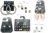 50 pair of 23 different Name Brand & Designer Earring Lot- Below Wholesale !!  Only $ 2.58 Pair 