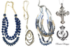 24 pcs  Premier Designs Necklaces, Bracelets, Earrings & Brooches - 24 different styles 