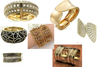 25 Bangle Bracelets - Made for High End Dept Stores   50 different styles!! - Every bracelet Will Be Different ! 