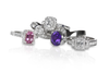 36 pieces Women's Extra Fancy CZ Cocktail Rings  Over 400 Different styles !!