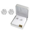 50pr Swarovski Crystal Earrings w Beautiful Gift Box- 2 Carat T.W